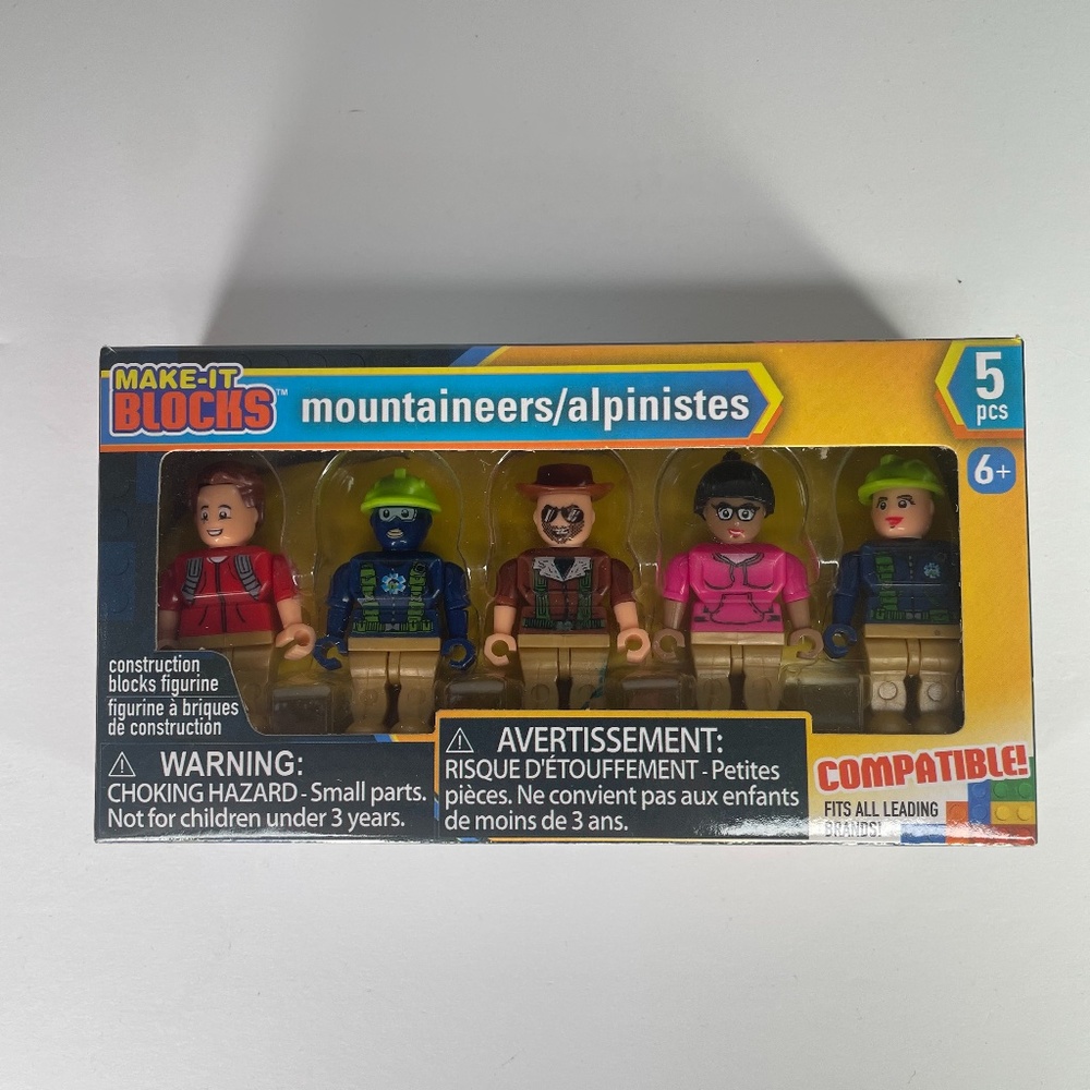 MAKE IT BLOCKS 5 PC mountaineers